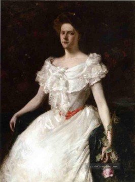  dame - Dame mit einer Rose William Merritt Chase
